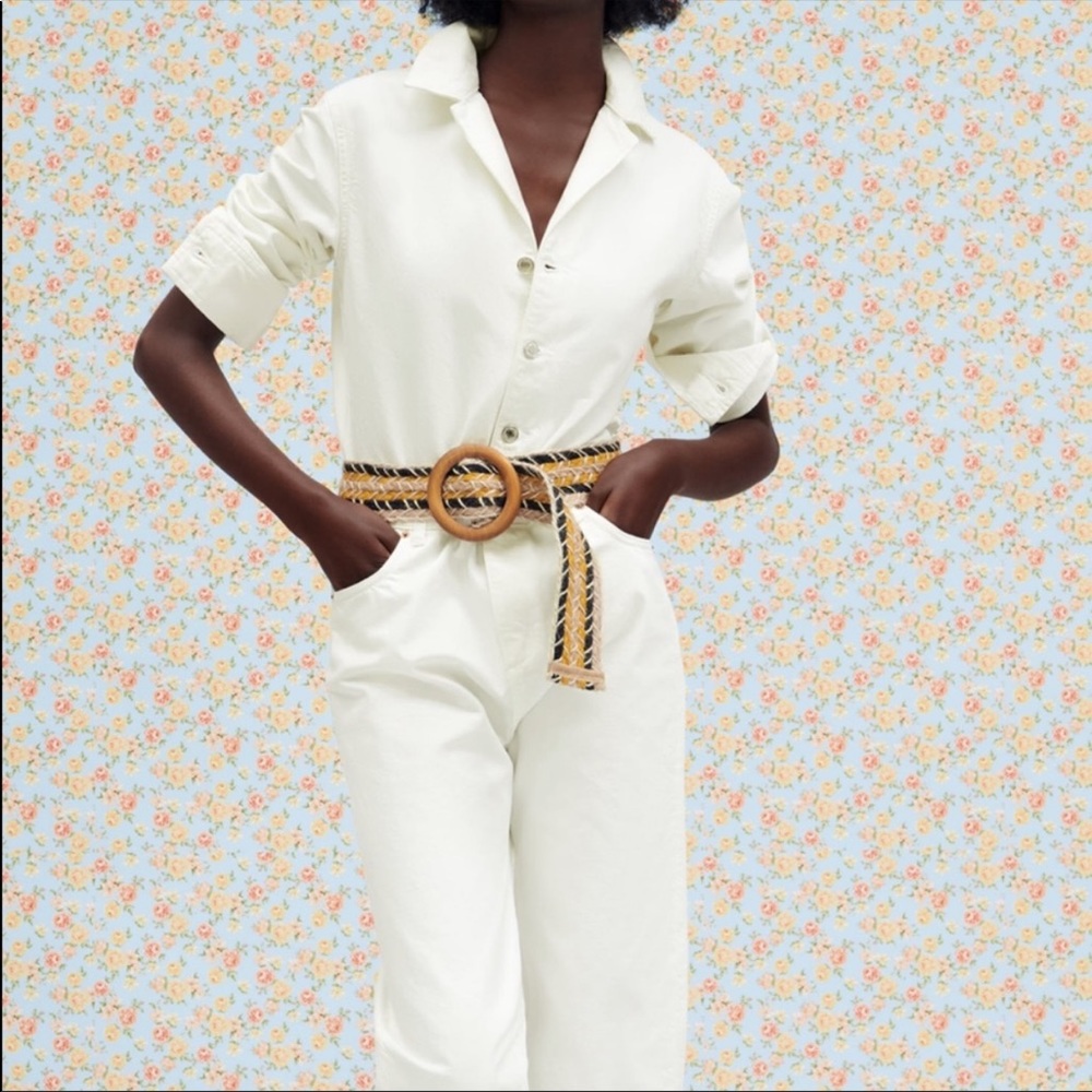 ZARA Medium White Jumpsuit | Never Worn | Excellent Condition. 😍